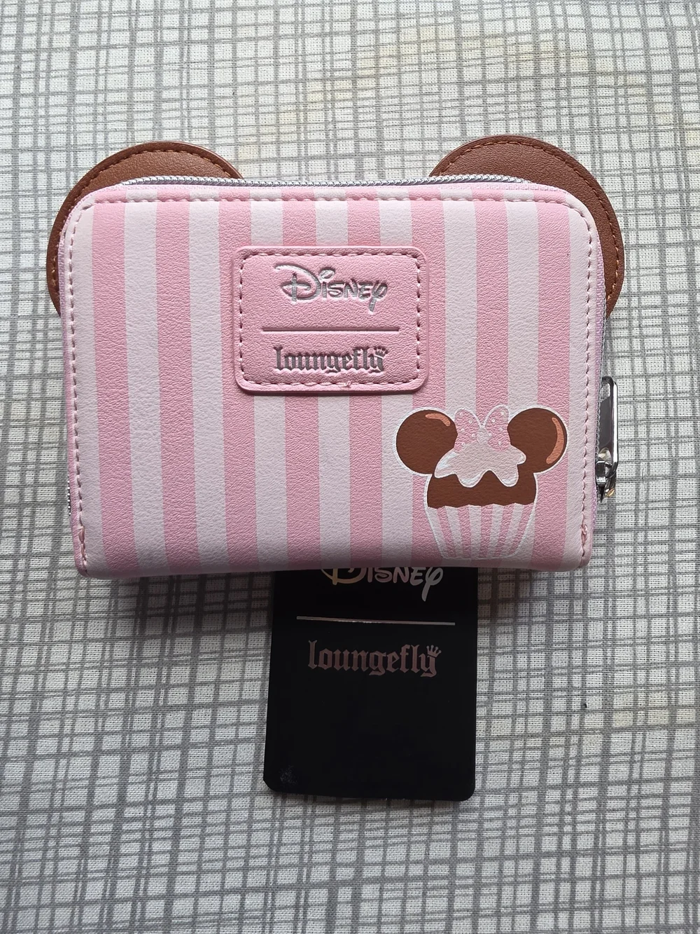 Loungefly Pink Bow Mouse Ear Mini Wallet